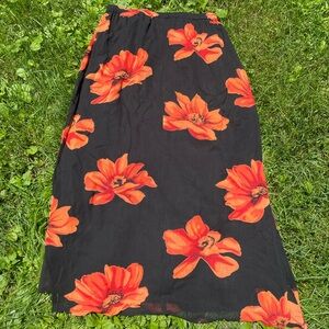 Gorgeous tropical midi skirt 🌺